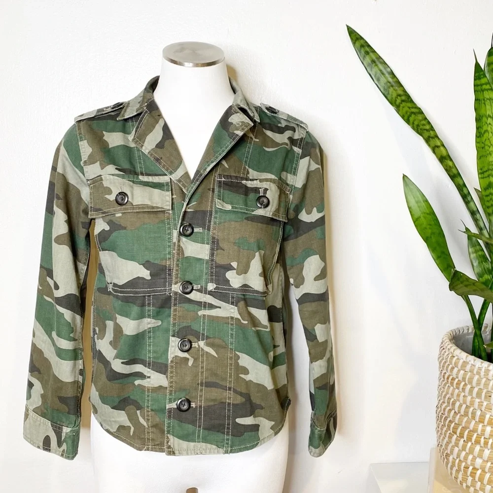 J. Crew‎ | Camouflage Utility Shirt Chore Jacket